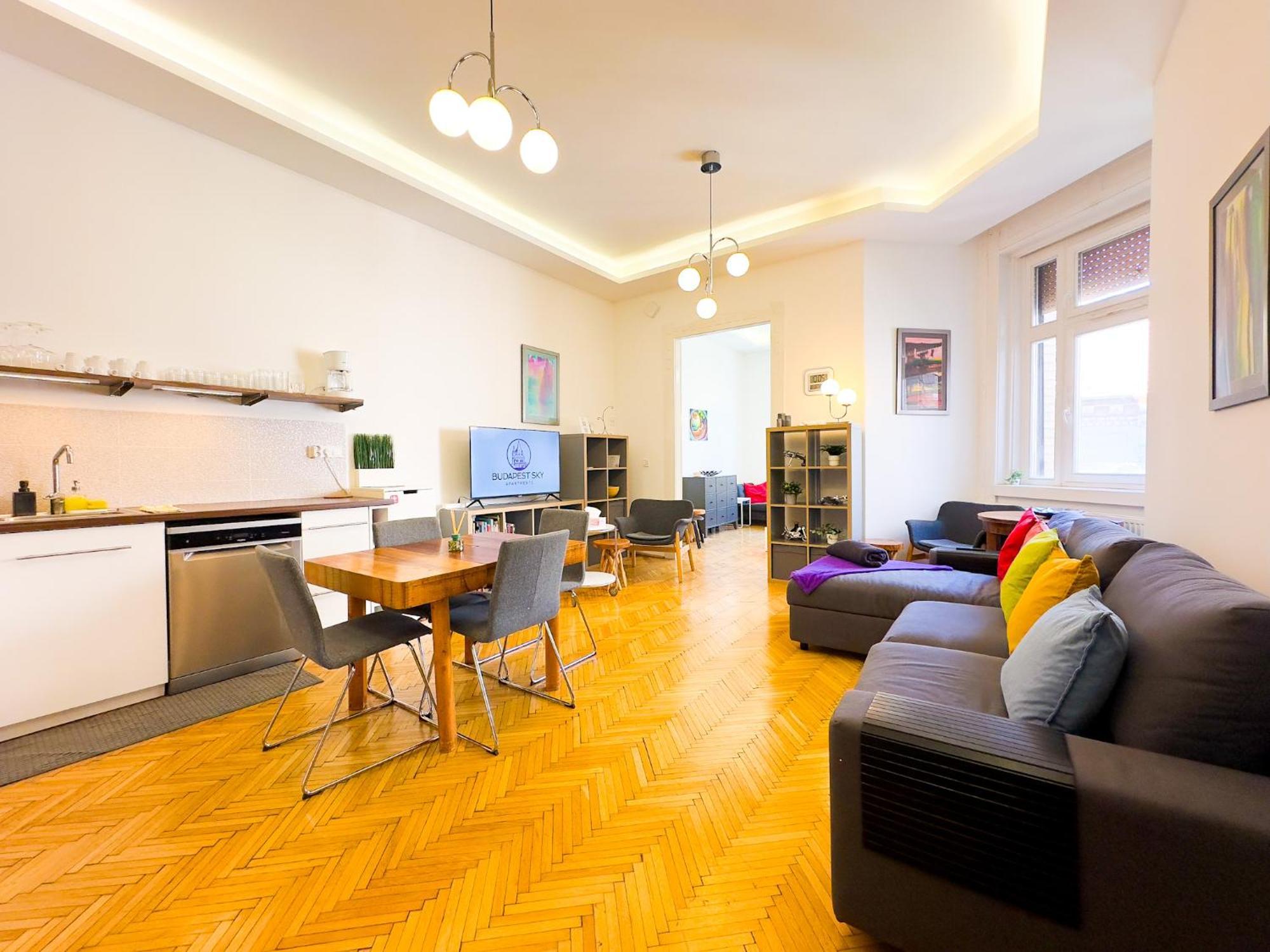 Spacious 4Br Oasis In Central Budapest - Bp Sky Zewnętrze zdjęcie
